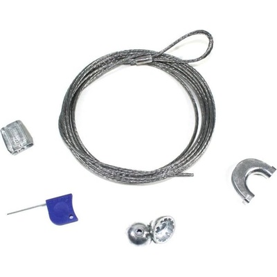 Gripple GPAK Plus M, vel. 3 – kotevní lano 3 mm s GP1 pro ocelové sloupky 4,0 m