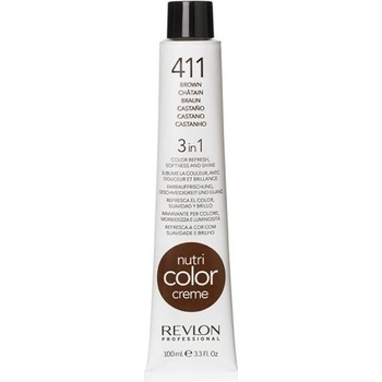 Revlon Nutri Color Cream 411 hnědá 100 ml