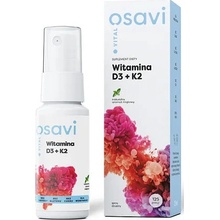 Osavi Vitamin D3+K2 ústní sprej, máta peprná, 25 ml