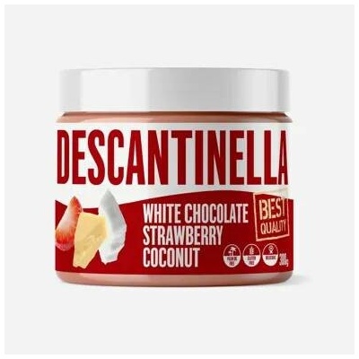Descanti Descantinella Oříškový krém white chocolate strawberry coconut 6 x 300 g