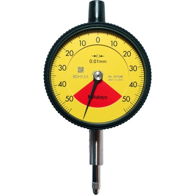 Mitutoyo Úchylkoměr číselníkový analogový 1/0,01mm jednootáčkový iso ip52 mitu-2972ab