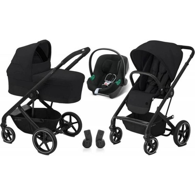 Cybex Balios S Basic Kombinovaný + Aton B2 i-Size Autosedačka 0-13 kg, Sada 3v1 Deep Black 2022