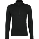 Icebreaker Мъжко мериносово термобельо Icebreaker 200 Oasis L/S Half Zip Merino base layer - Black - размер XL (015-1976-0115)