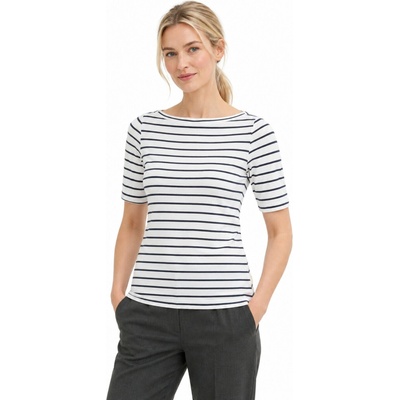 Tom Tailor T-Shirt White/Navy Stripe
