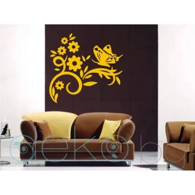 Флорална композиция с пеперудa (3099)