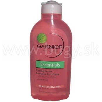 Garnier Essentials pleťová voda na suchú a citlivú pleť 200 ml