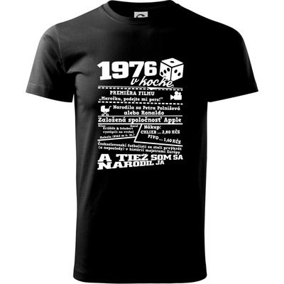 1976 v kocke Narodeninové tričko