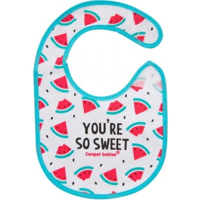 Canpol babies bryndák froté 1 ks So Cool meloun – Zboží Mobilmania