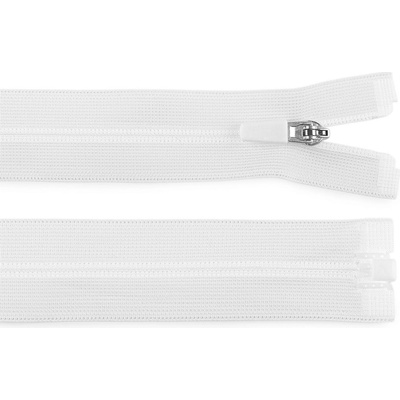 Prima-obchod Spirálový zip skrytý dělitelný No 3 délka 45 cm, barva 101 bílá
