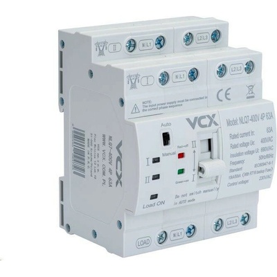 Automatický přepínač sítí - napájení VCX 4P 400V 63A - NLQ7 400V 4P 63A