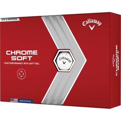 Callaway Chrome Soft 22 bílé 12 ks