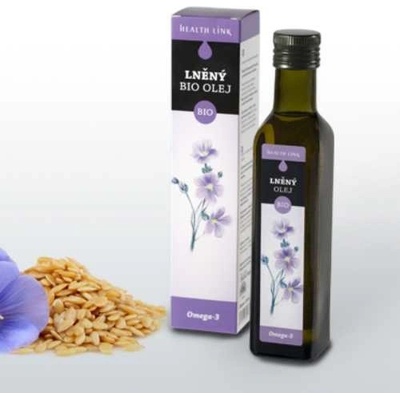 Health link Lněný olej Bio 0,25 l