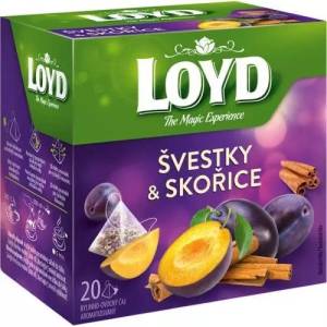 LOYD Чай Loyd пирамида слива + канела 40 г