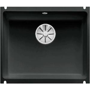 BLANCO Subline 500 - Керамична мивка, 54x46 см, черна 523740 (523740) Мивка за вграждане