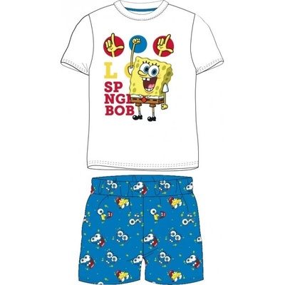 E plus M pyžamo Spongebob modrá