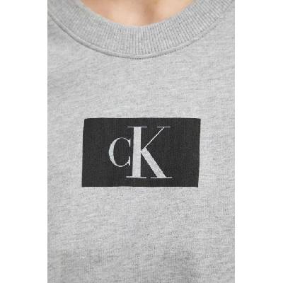 Calvin Klein Домашен суичър от памук Calvin Klein Underwear в сиво 000QS6942E (000QS6942E.PPYX)