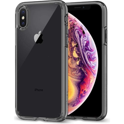 Spigen Ultra Hybrid Case - хибриден кейс с висока степен на защита за iPhone XS, iPhone X (сив)