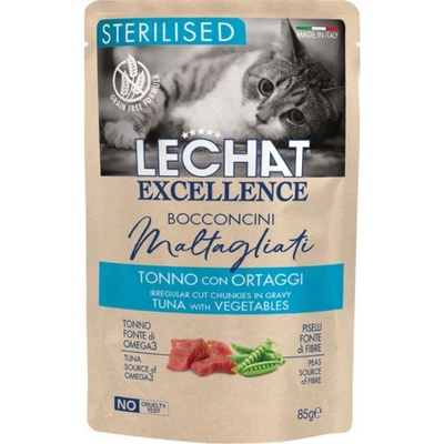 Monge LeChat Excellence Sterilized Cat tuniak so zeleninou 85 g