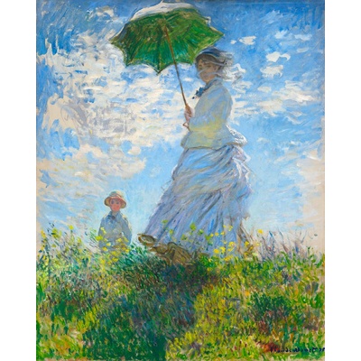 Dáma so slnečníkom 40x50cm - Claude Monet