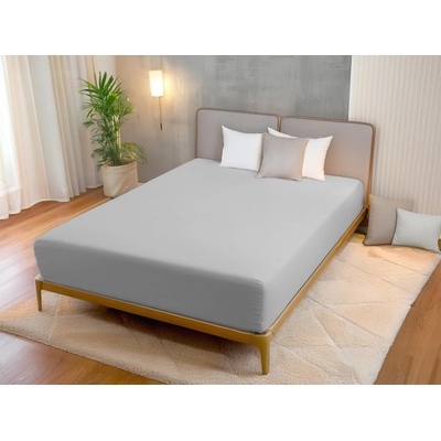 Áčko Plachta Super Stretch jersey Strieborná 140x200
