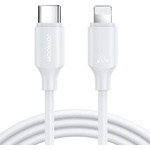 JOYROOM Кабел USB-C към Lightning Joyroom S-CL020A9 20W/1m (бял) (S-CL020A9 1M LW)