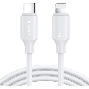 JOYROOM Кабел USB-C към Lightning Joyroom S-CL020A9 20W/1m (бял) (S-CL020A9 1M LW)