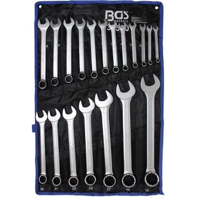 BGS technic Súprava ch kľúčov očko-vidlica 8 - 32 mm 19 ks BGS 30500