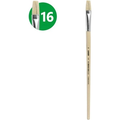JUNIOR Natural štetec plochý č.16