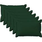 vidaXL Калъфка за възглавница 6 pcs HOUTEN Тъмнозелено 50 x 80 cm (920024)