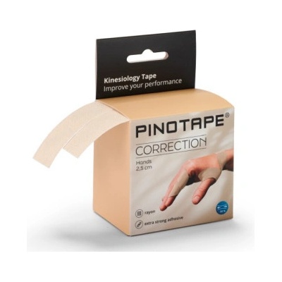 Pino Pinotape Correction Hands korekční tejp světle béžový 2,5 cm x 5 m 2 ks