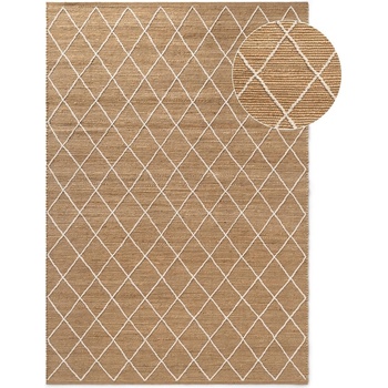 Hanse Home Ръчно изработен ютен килим в естествен цвят 80x150 cm Kunu - Hanse Home (106208-80x150)