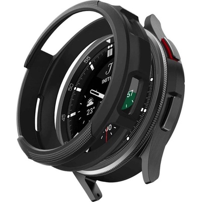 Spigen Качествен силиконов (TPU) кейс за Samsung Galaxy Watch 6 Classic 43мм - Spigen Liquid Air Case (черен) (ACS06395)