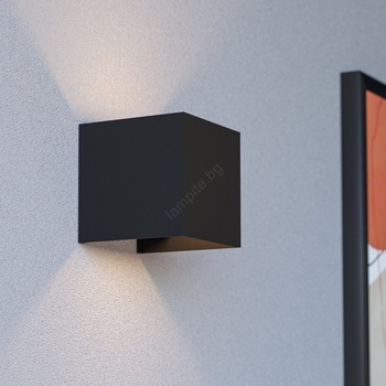 EGLO 74115-LED Външна стенна лампа със сензор RINCINE LED/2, 2W/5V IP44 черна (EG74115)