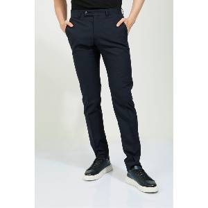 Centone Мъжки класически Slim Fit панталон - Черен #357721 (357721_Тъмносин)