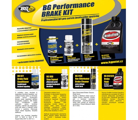 BG 890 PERFORMANCE BRAKE KIT