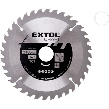 Extol Craft Kotouč pilový 185x30mm, 36 zubů