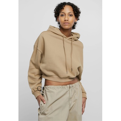 Urban Classics Суичър Ladies Cropped Heavy Hoody warmsand XXLUB-TB6085-03095 - Камуфлаж, размер 3XL