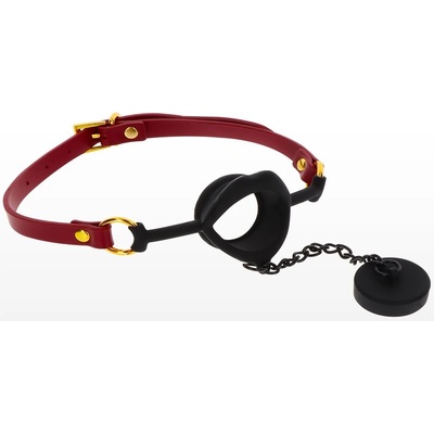 Taboom Bondage in Luxury with Plug намордник с тапа red