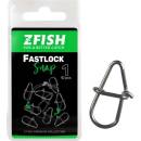 Zfish Karabinka Fastlock Snap Veľkosť 2 10ks 13kg