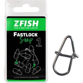 Zfish Karabinka Fastlock Snap Veľkosť 2 10ks 13kg