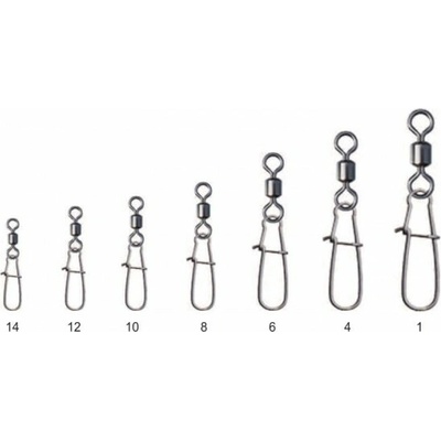 Mistrall obratlík s karabínou veľ.10 10 ks