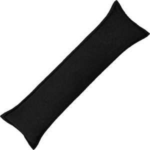 vidaXL Калъфка за възглавница HOUTEN Черно 40 x 145 см Букле (917234)