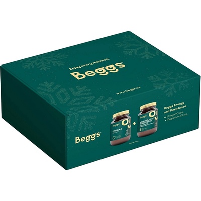 Beggs Energy and Resistance Omega 90 kapslí + Magnesium 60 kapslí Dárkové balení