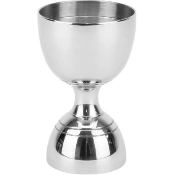 Horecano Мярка за алкохол двустранна 25/50ml Джигър SILVER (HC-981853) (232161-2) (01981853)