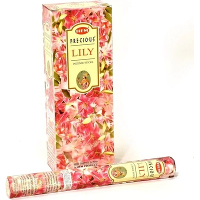 Hem Indické vonné tyčinky Precious Lily 23 cm 20 ks