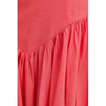 Bardot Рокля с лен Bardot в розово дълга разкроена 59803DB1 (59803DB1)