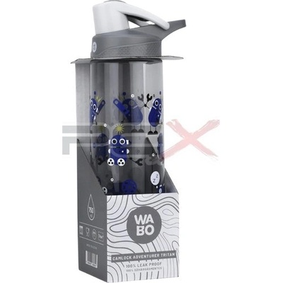 ПЛАСТМАСОВА БУТИЛКА wabo С КАТАРАМА 750ml СИВА/РОБОТИЧНА 1БР