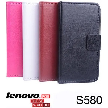 Image 1 of Lenovo S580 Magnetic Wallet Кожен Калъф + Стилус