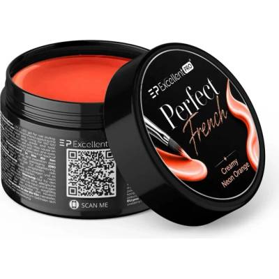Excellent PRO Perfect French Creamy Neon Orange– gel pro francouzskou manikúru a zdobení 4g