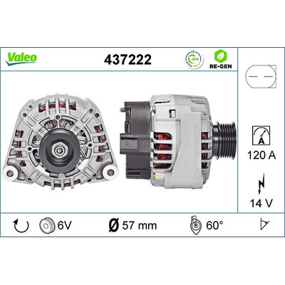Alternátor VALEO 437222